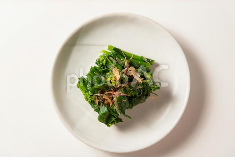 菜の花のおひたし おひたし,お浸し,菜の花の写真素材