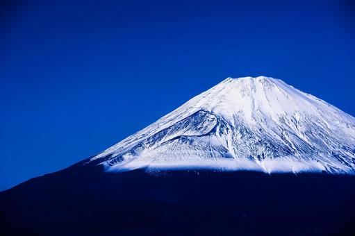 冬の富士山 冬の富士山の写真