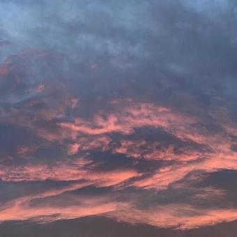 夕焼けの空 夕焼けの空の写真