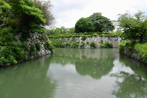 姫路城のお堀 姫路城のお堀 姫路城,堀,お堀の写真素材