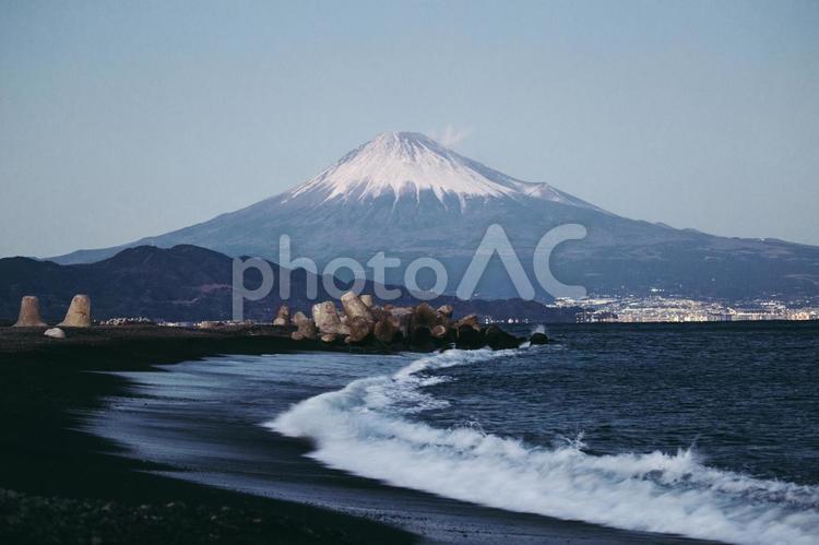 静岡　三保の松原　富士山 三保,三保の松原,三保松原の写真素材