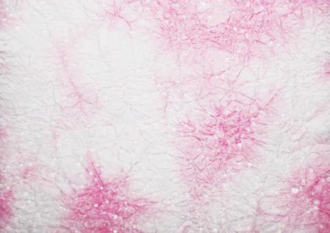 和紙_白ピンク 和紙,背景,白の写真素材