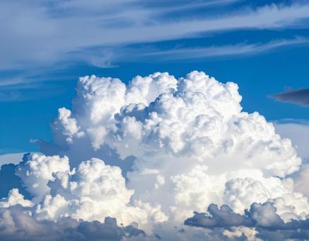 入道雲と青空の風景写真 入道雲と青空の風景写真の写真
