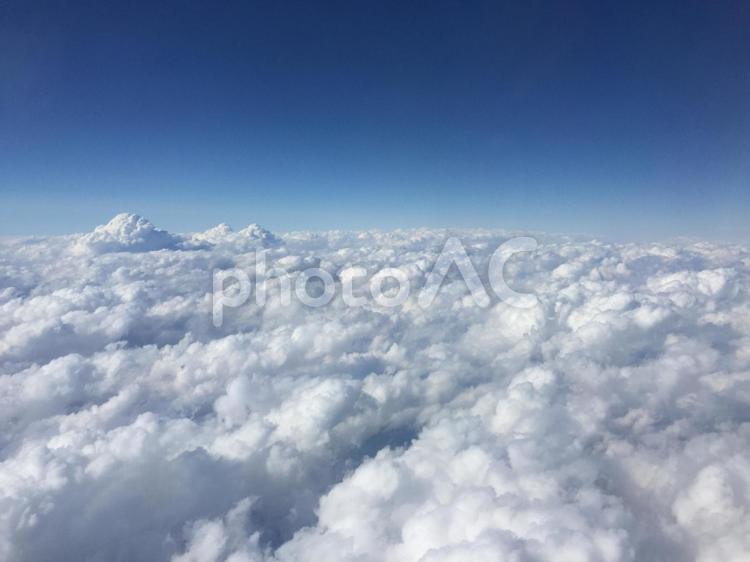 雲の絨毯４ 空,雲の写真素材