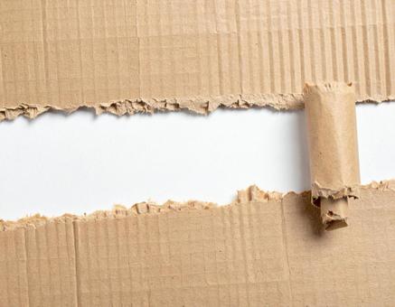 破れた段ボール01の写真