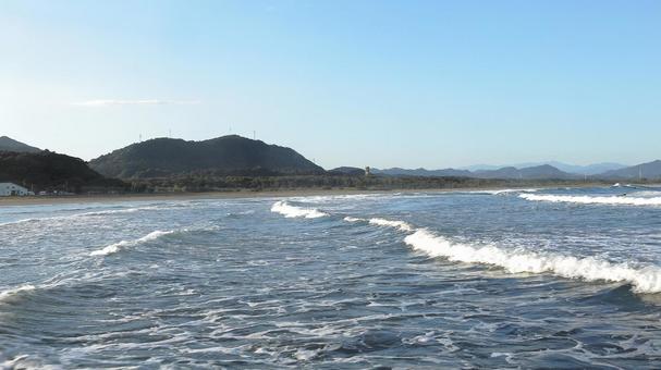 波とうねりの形の写真