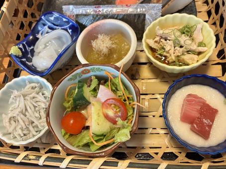小鉢セット 小鉢セット 和食,小鉢,シラスの写真素材