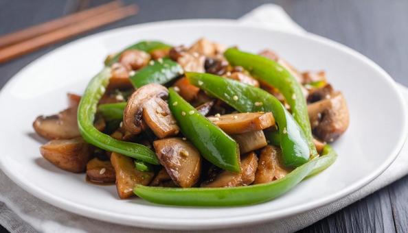 きのこと野菜の中華炒め きのこと野菜の中華炒めの写真