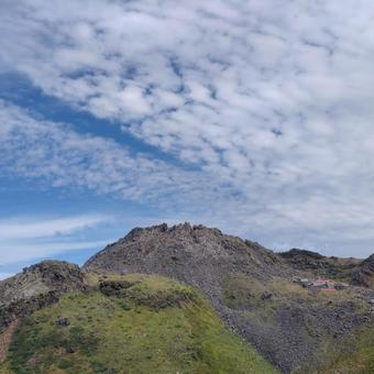 尾根からの景色 尾根からの景色 登山,ハイキング,山の写真素材