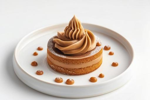 キャラメルクリームのタルトの写真