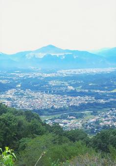 山頂からの景色 山頂からの景色の写真