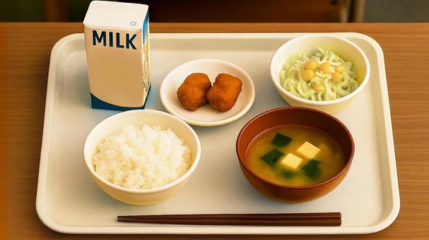 給食のイメージ 給食のイメージの写真