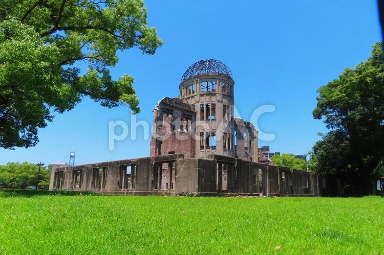 【広島県】原爆ドーム 平和記念公園 原爆ドーム,原爆,広島の写真素材