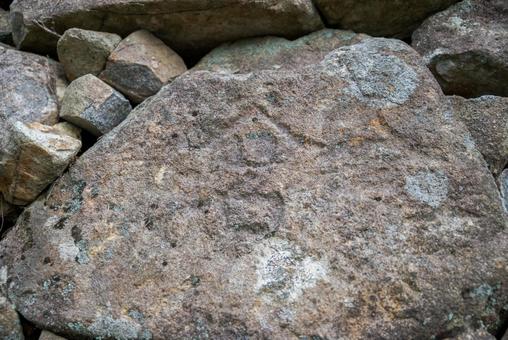 韓国・西生浦倭城の石垣 韓国・西生浦倭城の石垣の写真
