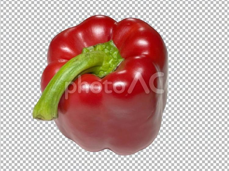 【PSD切り抜き】赤いパプリカ パプリカ,ベジタブル,野菜の写真素材
