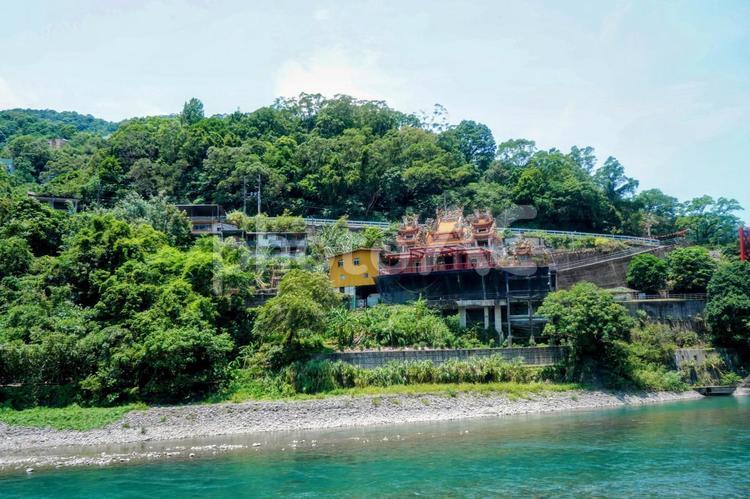台湾新北市の烏来福徳宮 台湾,烏来,烏来福徳宮の写真素材