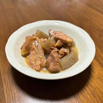 牛すじとコンニャクの煮物2 牛すじとコンニャクの煮物2の写真