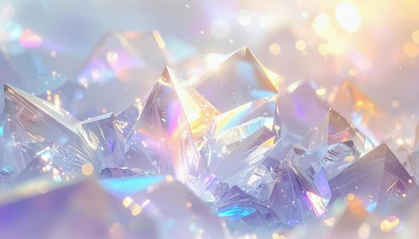 幻想的に輝く水晶のクローズアップ 幻想的に輝く水晶のクローズアップの写真