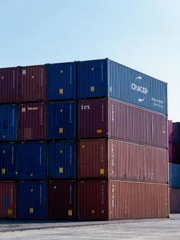 コンテナ コンテナ,倉庫,海田市の写真素材