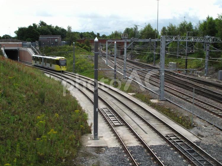 イギリスの線路 線路,電車,イギリスの写真素材