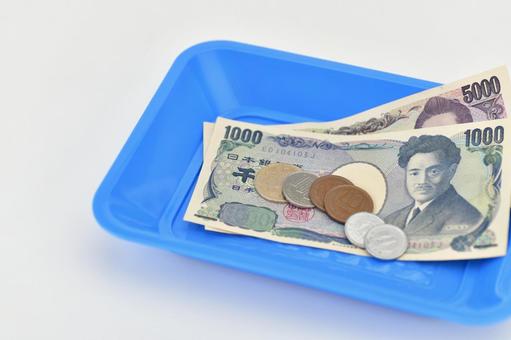 Change / change / cash tray / change receipt in the cash tray, JPG Change / change / cash tray / change receipt in the cash tray, tray, cash tray, coin tray, JPG