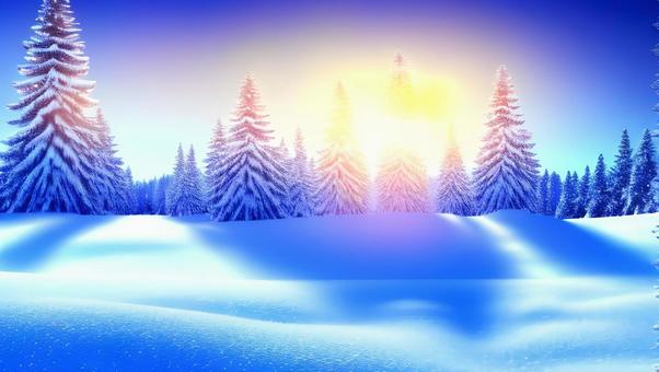 冬の風景 雪景色 背景 冬の風景 雪景色 背景 霧氷,雪原,氷点下の写真素材