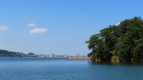 夏の小戸公園 今津湾 夏の小戸公園 今津湾の写真