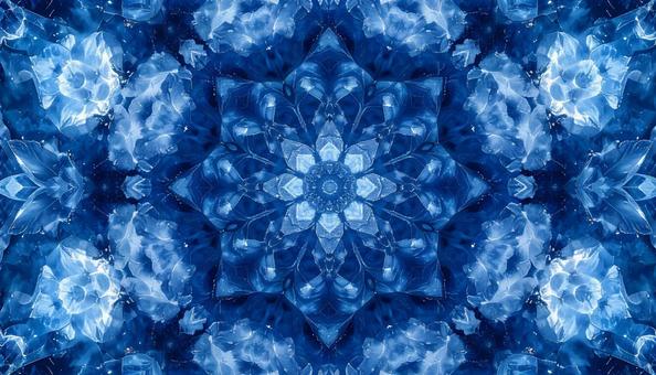光の結晶 万華鏡模様 光の結晶 万華鏡模様の写真