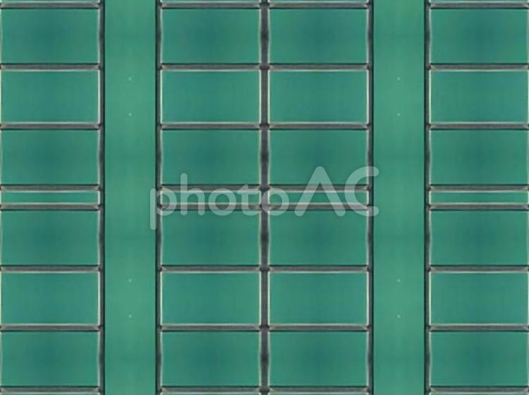 シンメトリー・シームレス画像(青い壁) シンメトリー,シームレス,壁の写真素材