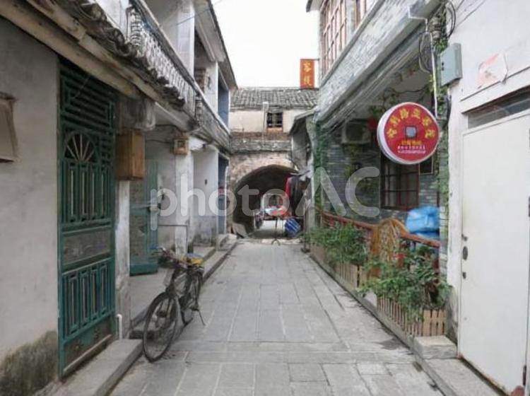 中国　深圳　大鵬所城の街並み　10 大鵬所城,中国,深圳の写真素材