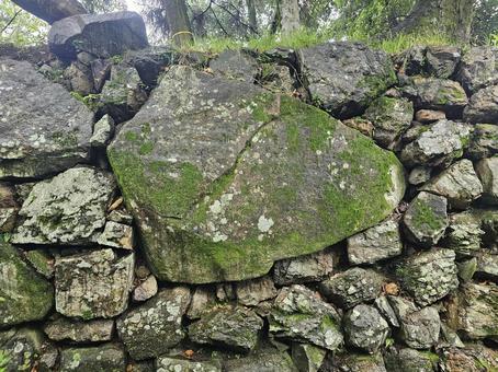 Inuyama Castle stone wall, JPG