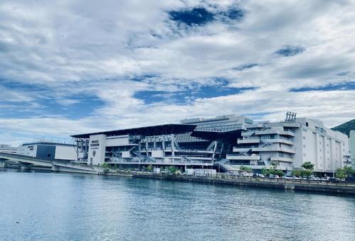 長崎スタジアムシティの外観 長崎スタジアムシティの外観の写真