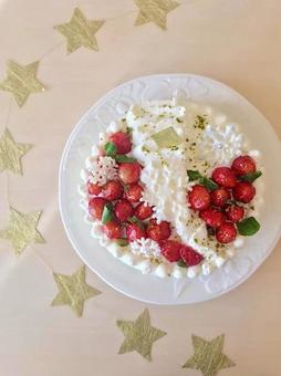 クリスマスケーキ クリスマスケーキ クリスマス,クリスマスケーキ,手作りの写真素材