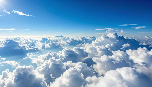 青空 雲と空の背景 青空 雲と空の背景の写真
