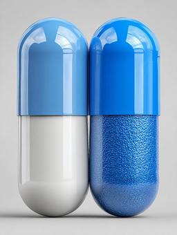 最新の医療技術を表現する薬のカプセル 最新の医療技術を表現する薬のカプセルの写真