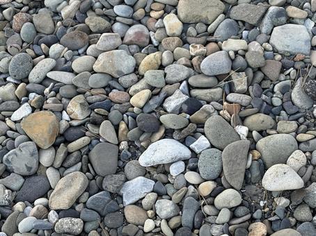 海辺の石 砂利,ジャリ,地面の写真素材