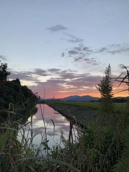 夕焼け 夕焼けの写真