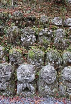 愛宕念仏寺　千二百羅漢 愛宕念仏寺,愛宕寺,千二百羅漢の写真素材