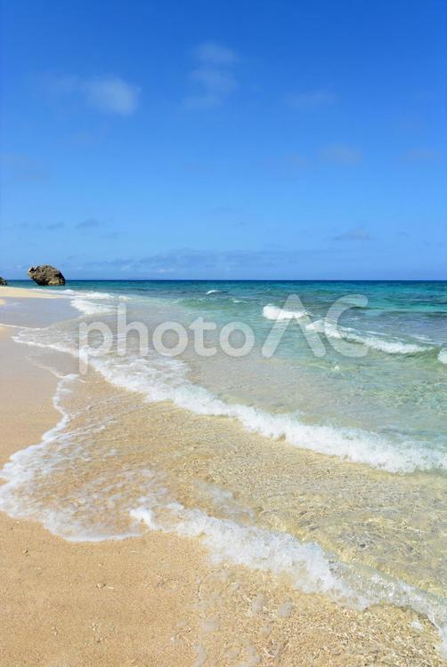 美しい海の風景 海,沖縄,自然の写真素材