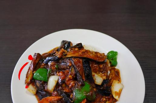 中華料理店の極旨麻婆茄子丼 中華料理店の極旨麻婆茄子丼の写真