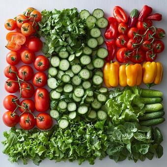フレッシュな野菜 フレッシュな野菜の写真
