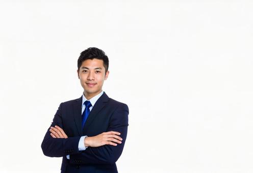 清潔感のある営業職の男性 清潔感のある営業職の男性の写真