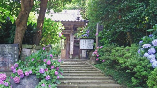 Bando 33 Kannon Temple, No. 2, Iwadono-ji Temple Gate, JPG