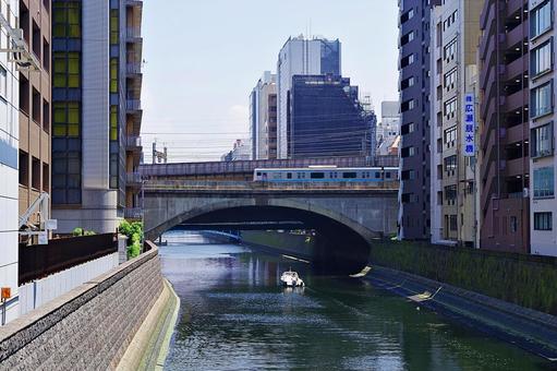 秋葉原2025夏　万世橋にて 秋葉原,炎天下,万世橋の写真素材