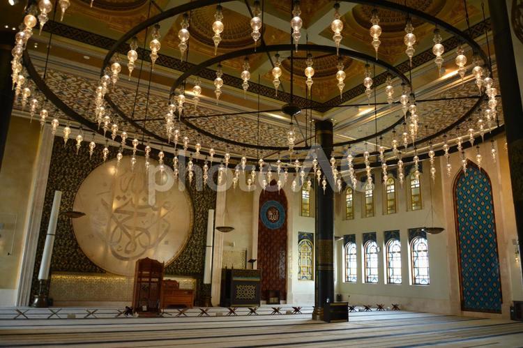 ドーハ・カタラモスクのインテリア インテリア,内装,内観の写真素材