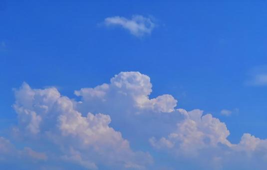 空画像・背景素材/夏の空雲・入道雲 空画像・背景素材/夏の空雲・入道雲の写真
