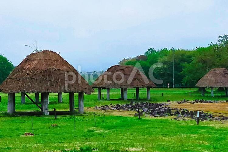 大湯環状列石2025年5月19 大湯環状列石,ストーンサークル,ストーンヘンジの写真素材