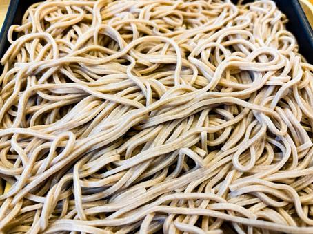 ざるそばの麺 ざるそばの麺の写真