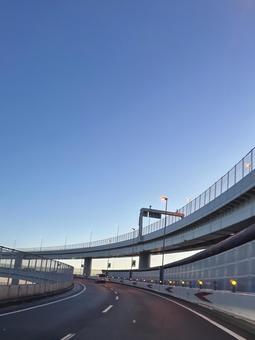 高速道路 ドライブ,道,景色の写真素材