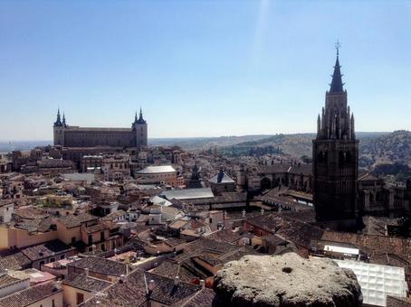世界遺産 スペイン・トレドの街並み 世界遺産 スペイン・トレドの街並みの写真